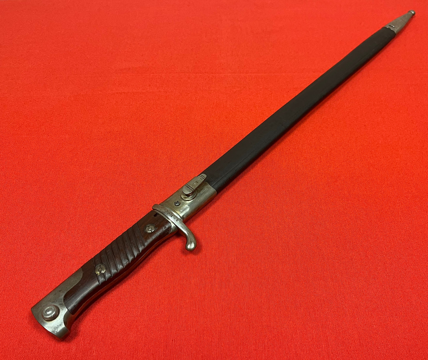 WW1 Era M1898 German "Quill Point" Bayonet W/ Matching Numbers by Simson & Co Suhl