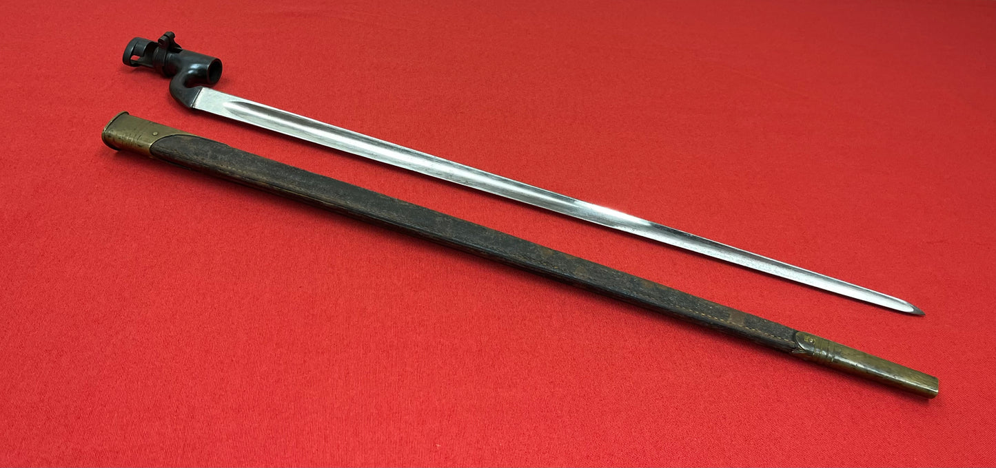 British Model 1876
Martini-Henry Rifle Bayonet & Scabbard