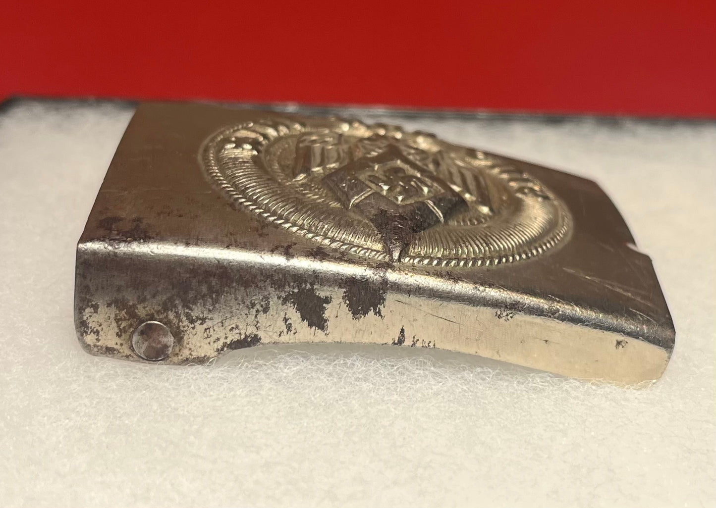 Original German WWII HJ (Hitler Youth) Belt Buckle - Marked RZM M4/45