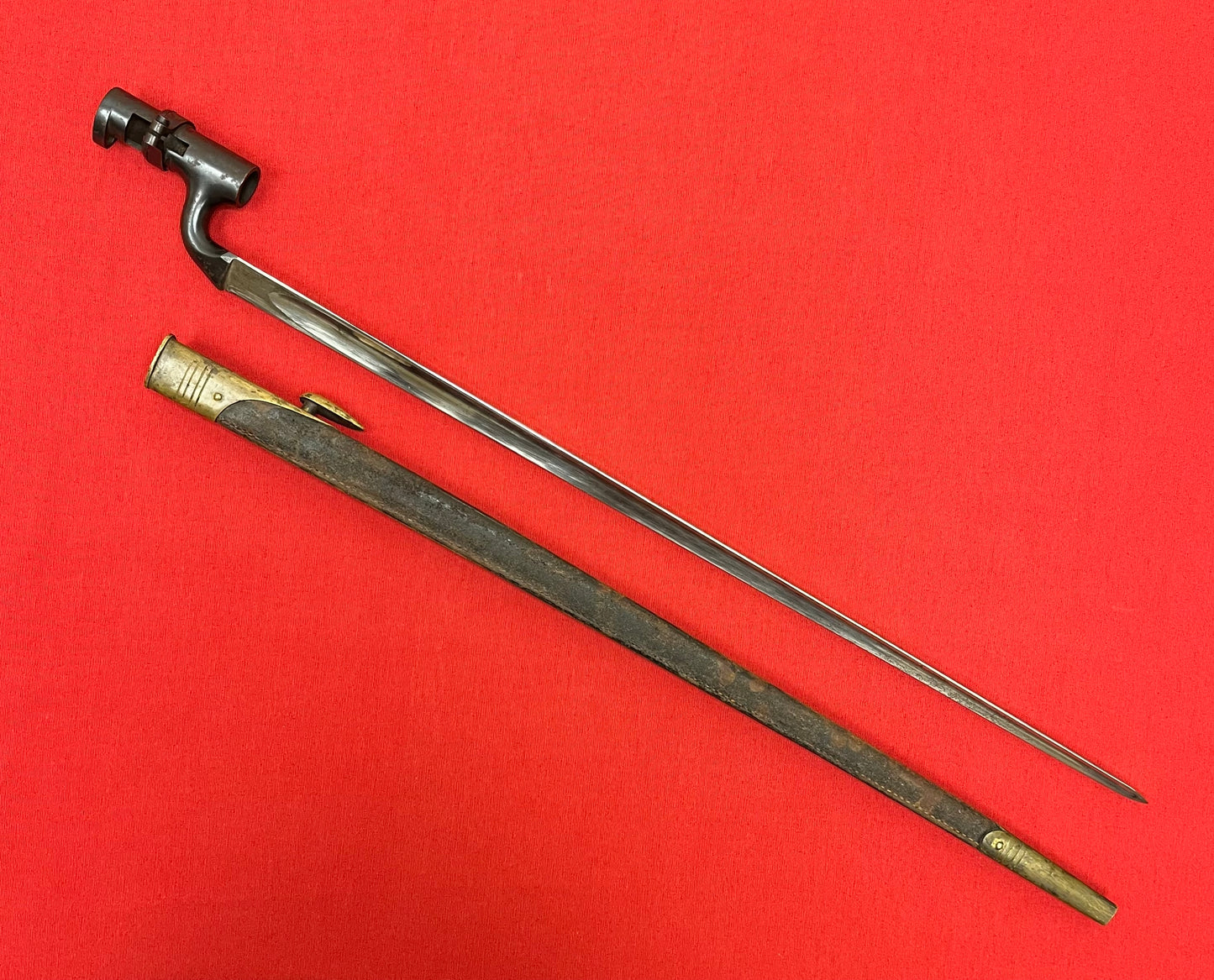 British Model 1876
Martini-Henry Rifle Bayonet & Scabbard
