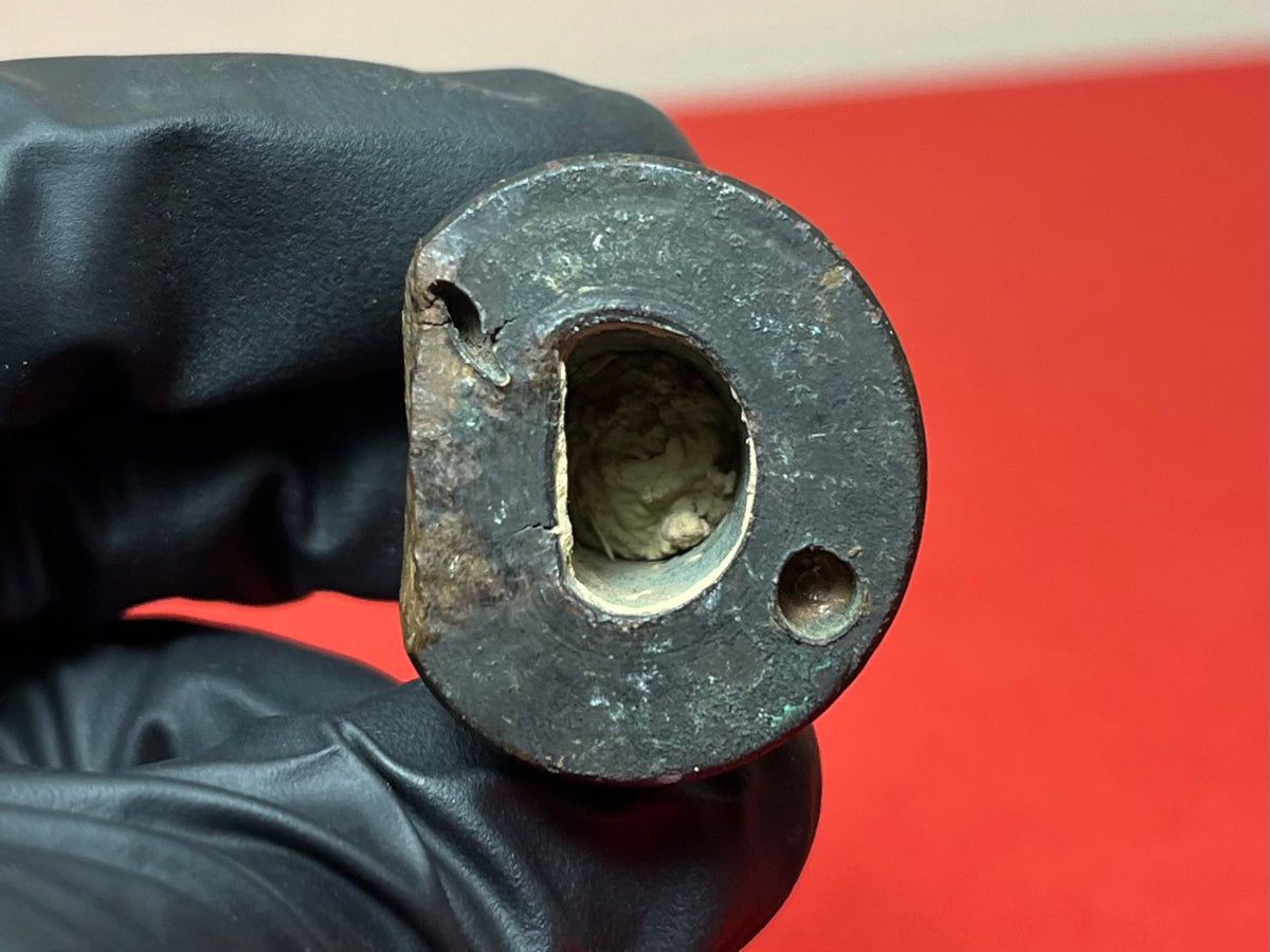 Authentic Civil War C.S.A. Artillery Shell Fuse Adapter - Dug Condition