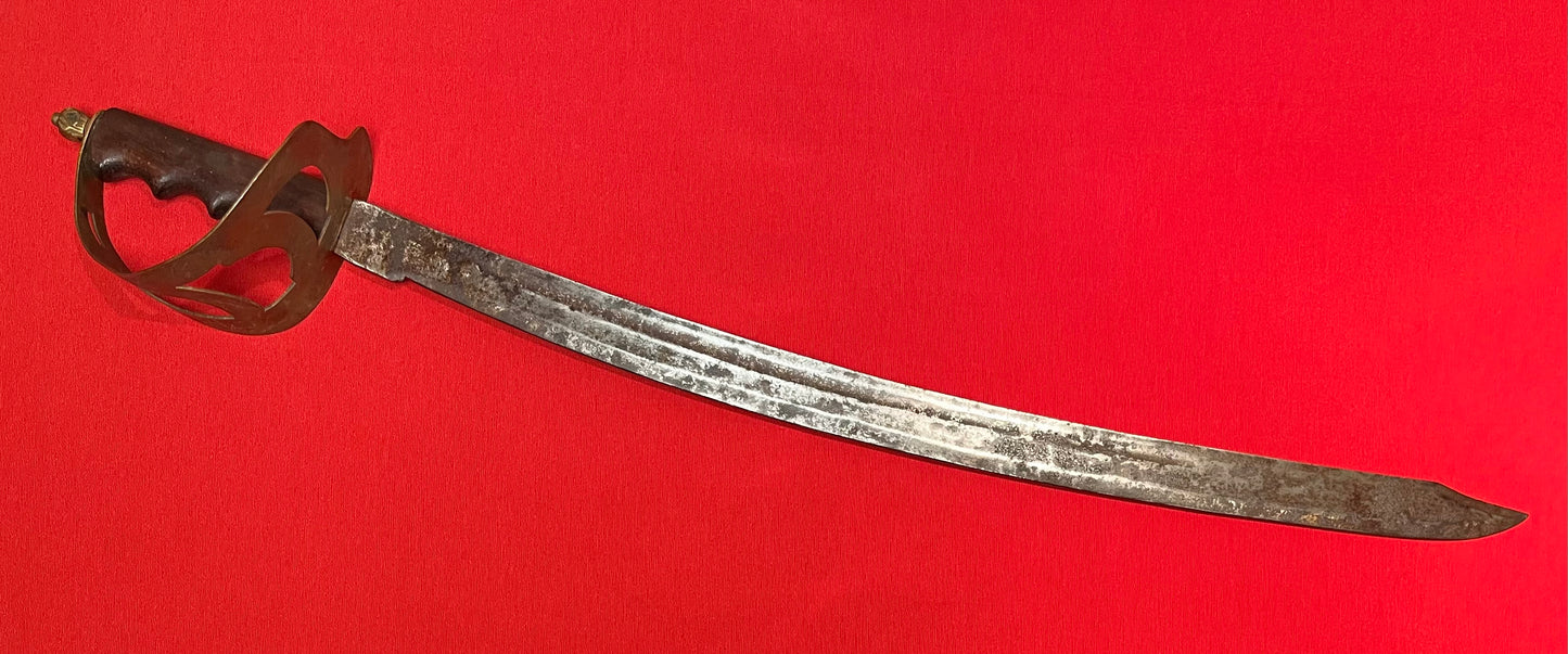 M1895 Dutch Klewang Naval Cutlass-Sword WW2 Japanese Altered "Trench Art" Handle