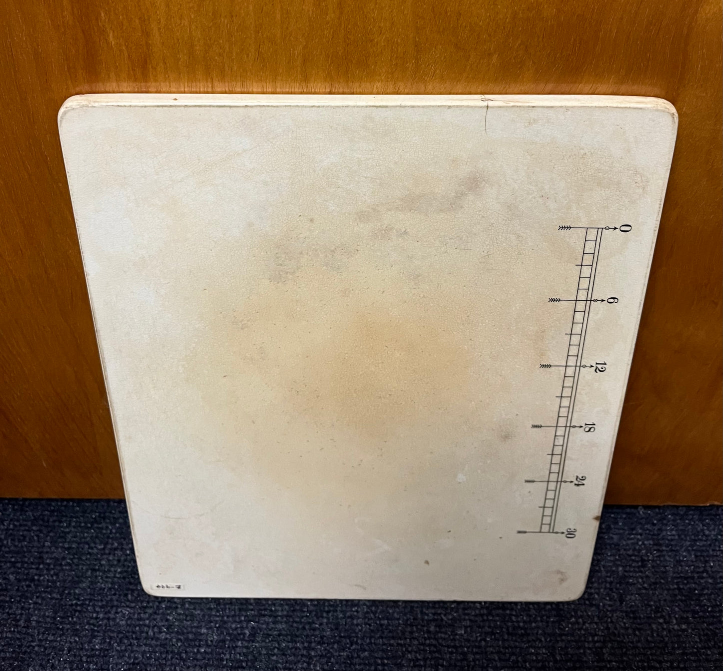 19th Century Pharmacist Chemist Apothecary Pill Tile Slab Ironstone #3