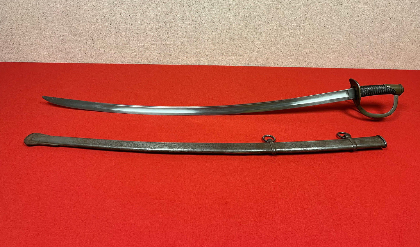 Authentic M1840 U.S. Civil War "Wrist Breaker" Heavy Cavalry Saber/Sword by W. Clauberg Solingen