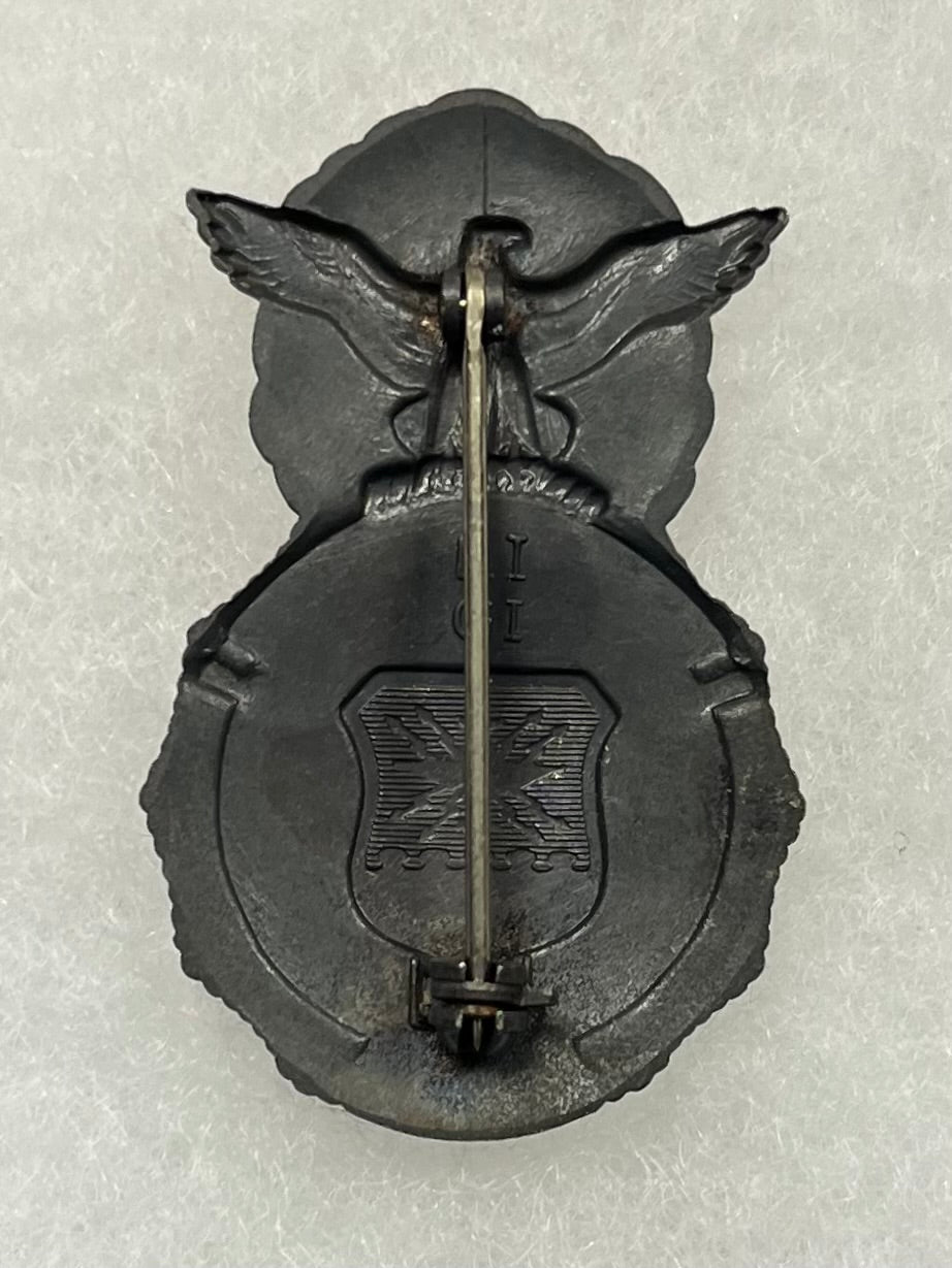 U.S. Air Force Security Police Badge # A02027
