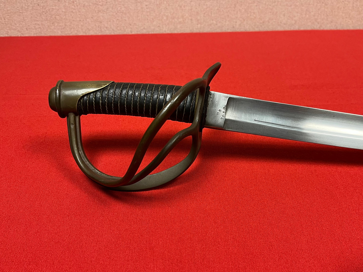 Authentic M1840 U.S. Civil War "Wrist Breaker" Heavy Cavalry Saber/Sword by W. Clauberg Solingen