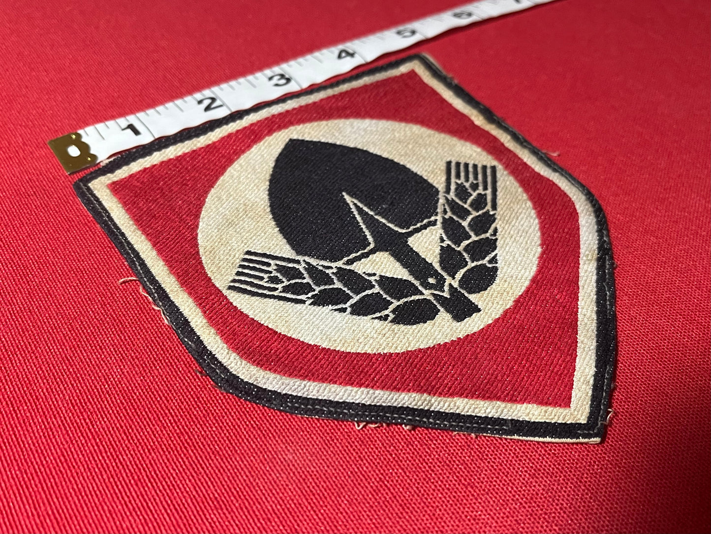 Authentic WW2 German RAD Sports Shirt (Large Size) Insignia Patch