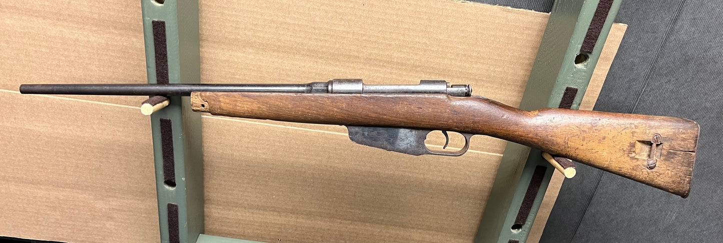 WWll Italian ONB Fascist Youth Balilla Blank Firing M1891 Carcano Child’s Training Rifle