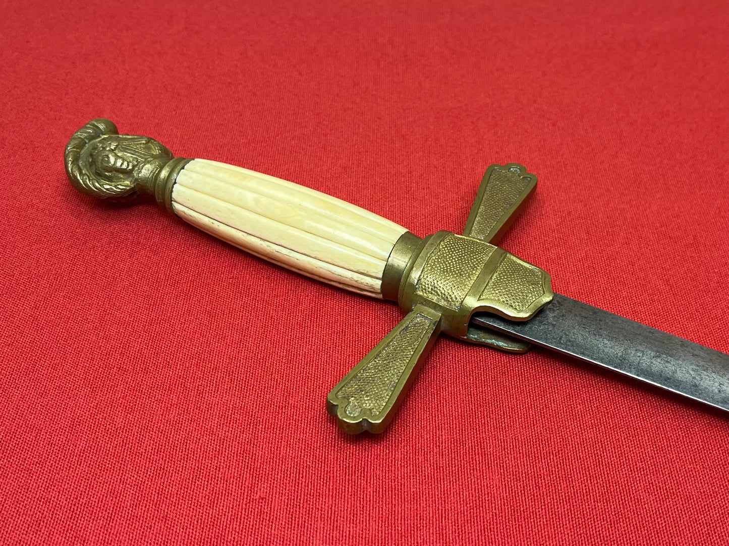 U.S. Civil War Era Militia Non Comissioned Officer’s Sword Knights Head Pommel C.1850