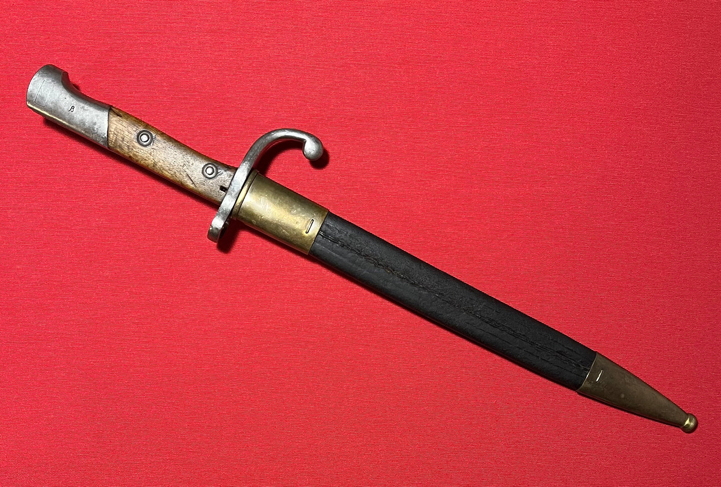 WW1 Era M1908 German Made Mauser Bayonet by Alex Coppel for Brazil