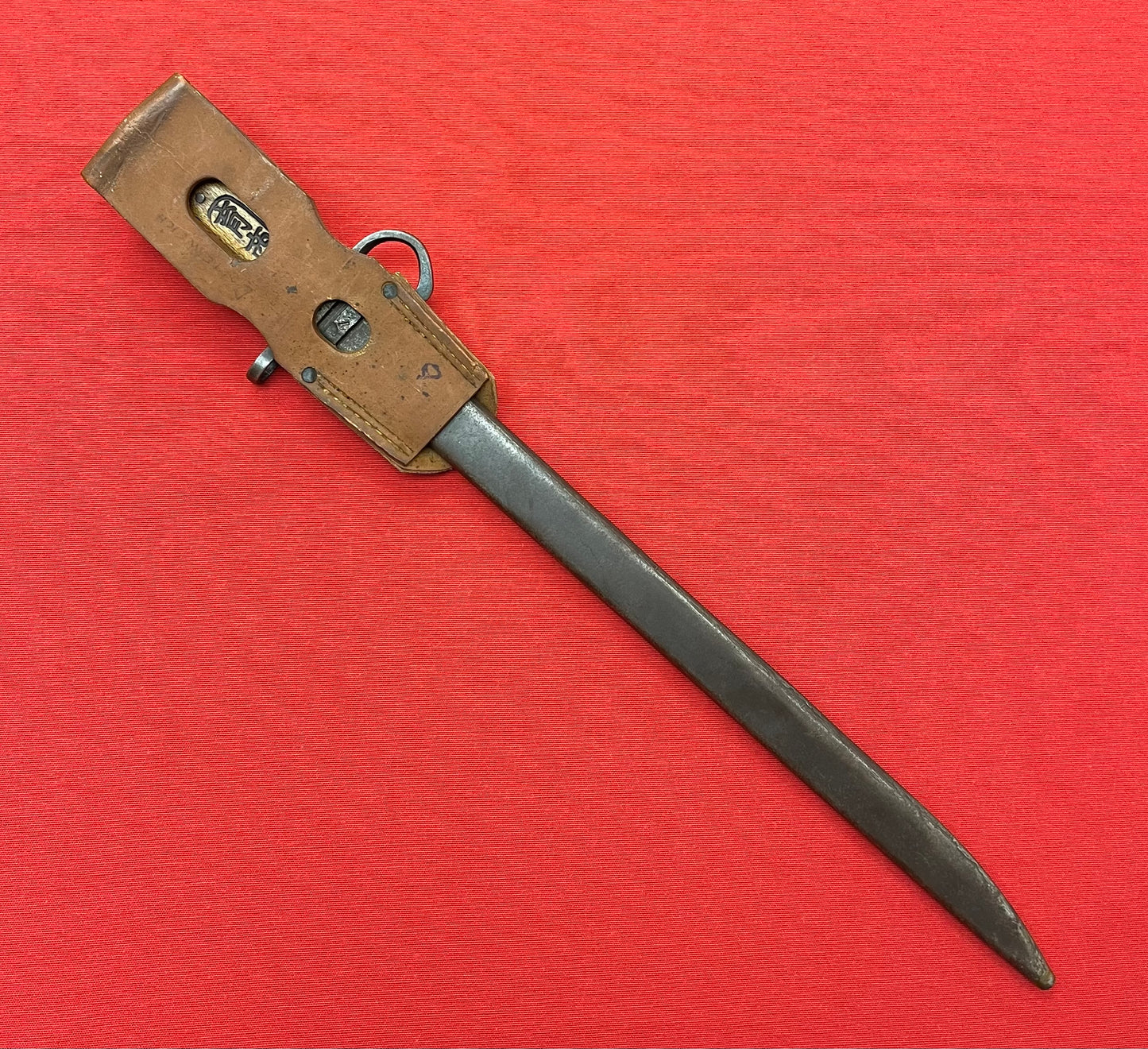 WW2 Japanese Arisaka Type 30 Bayonet & Scabbard W/ Frog