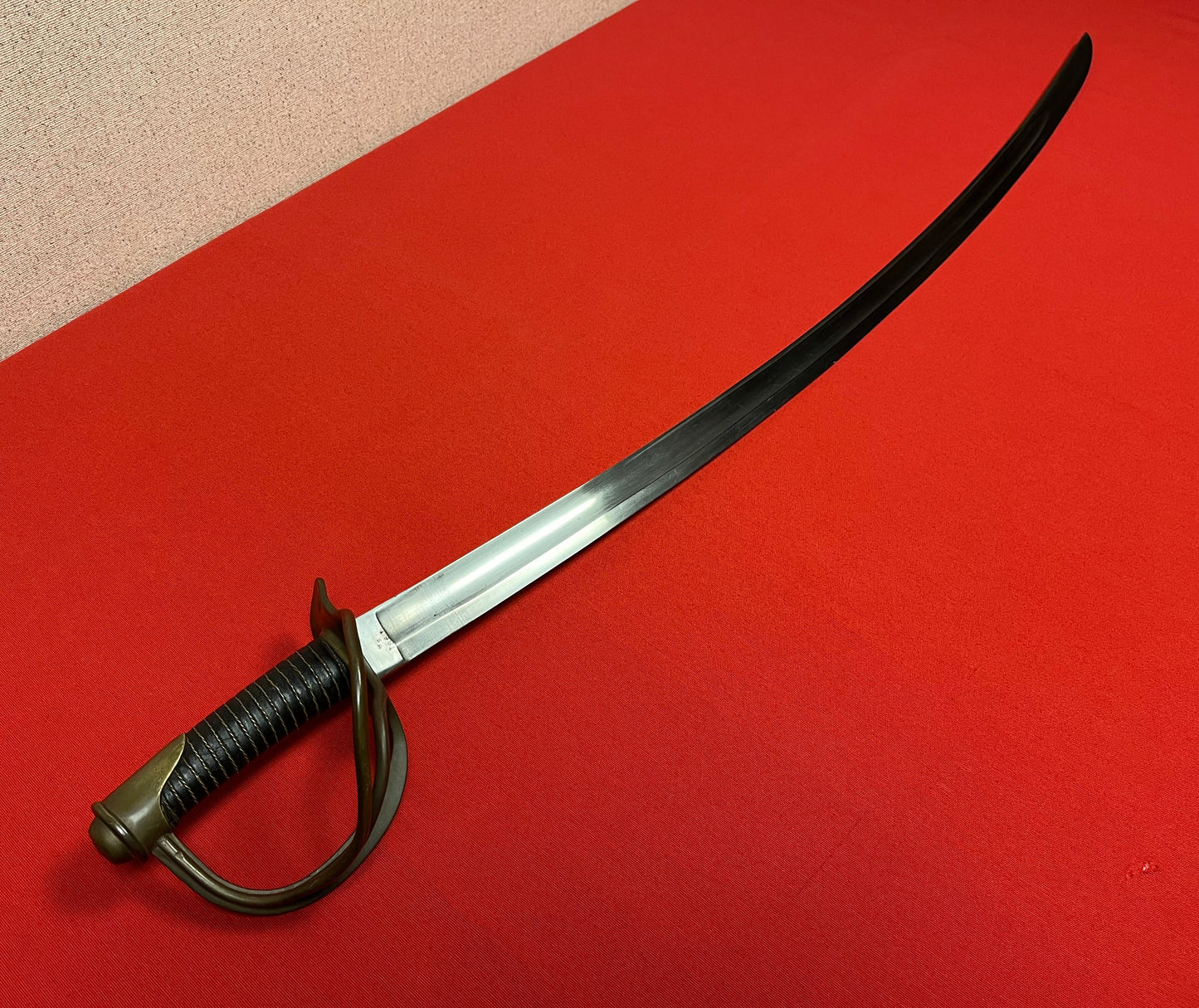 Authentic M1840 U.S. Civil War "Wrist Breaker" Heavy Cavalry Saber/Sword by W. Clauberg Solingen