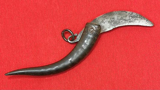 Pre-Civil War Folding Knife W/ Horn Handle