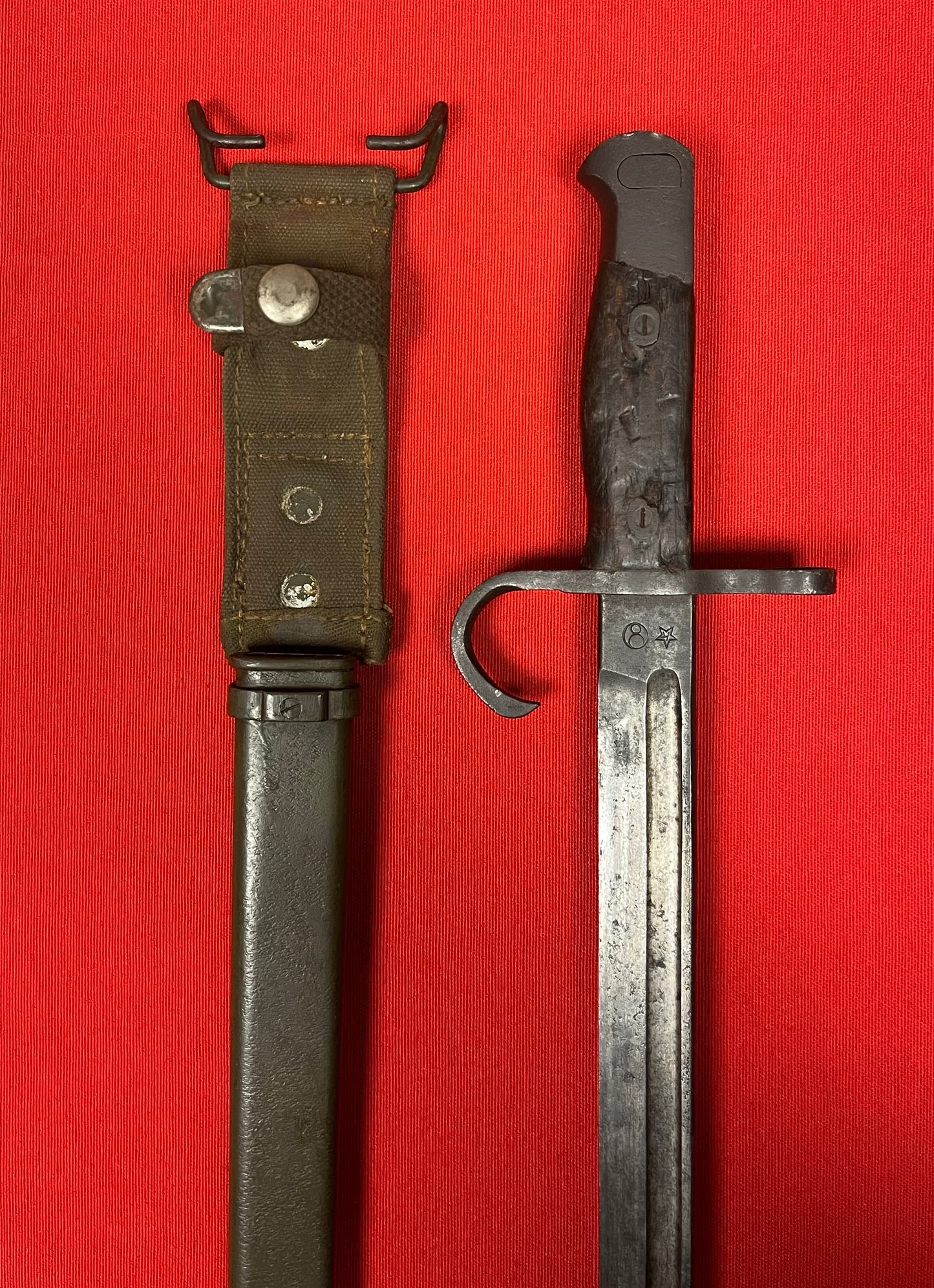 (Scarce) WWII U.S Japanese Arisaka Type 99 Bayonet - Korean War Conversion ROK