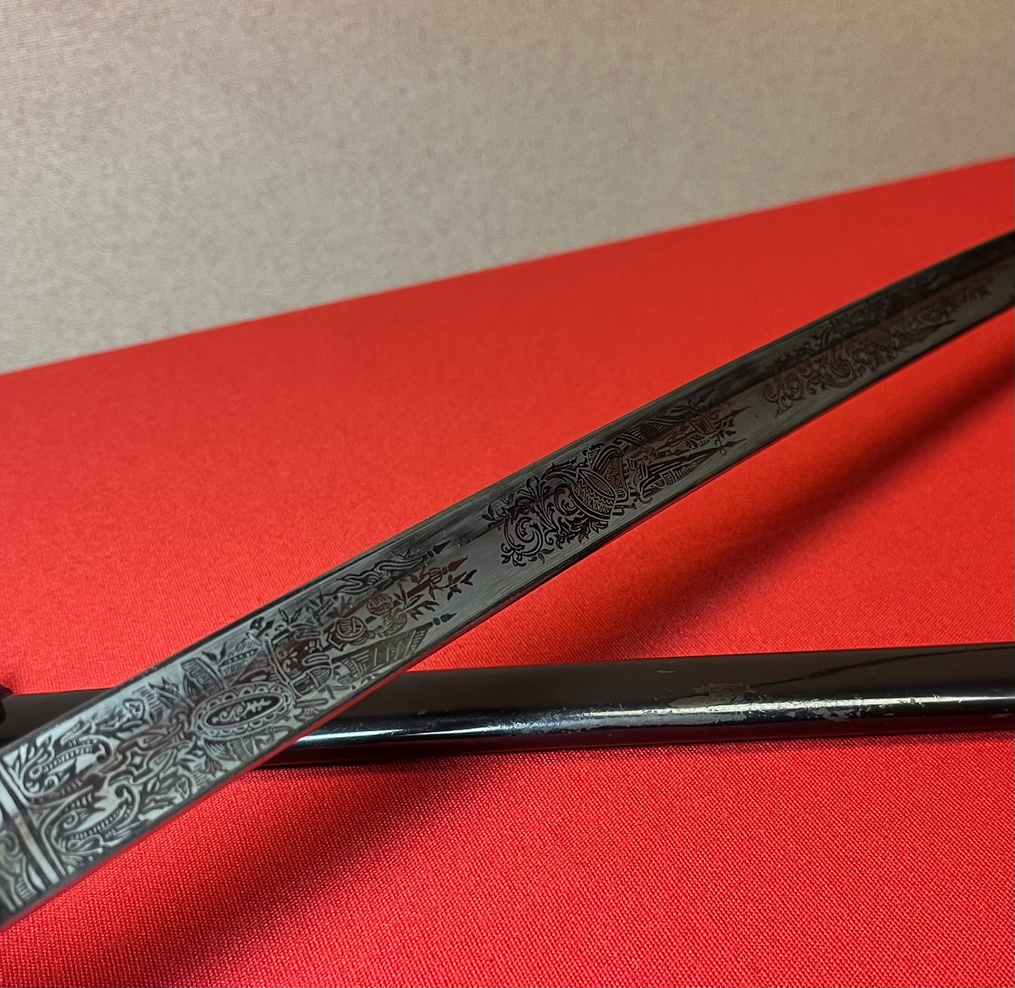 WW1 Imperial German Sword / Maker W.K & C / Engraved Blade - MUST SEE!!!
