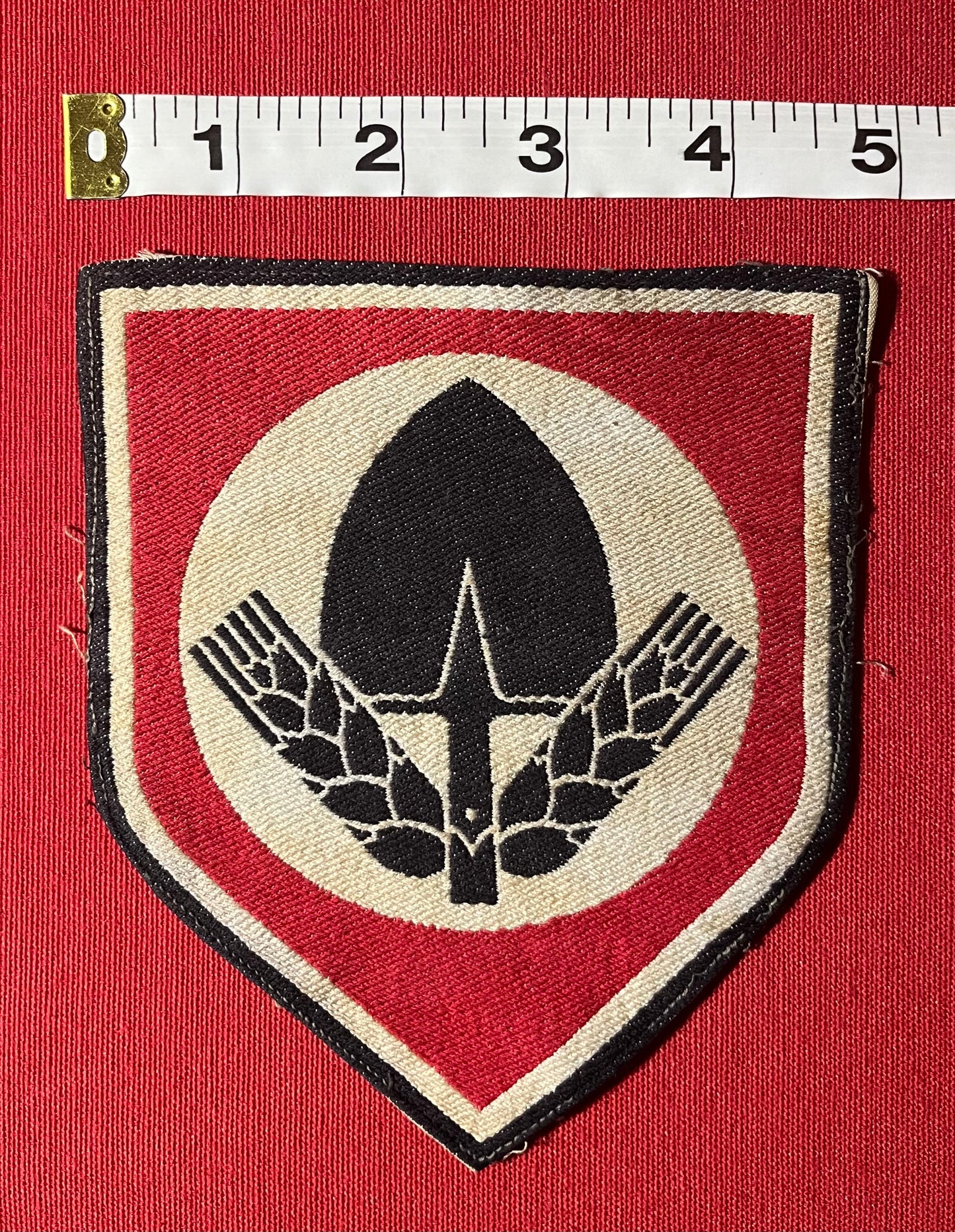 Authentic WW2 German RAD Sports Shirt (Large Size) Insignia Patch