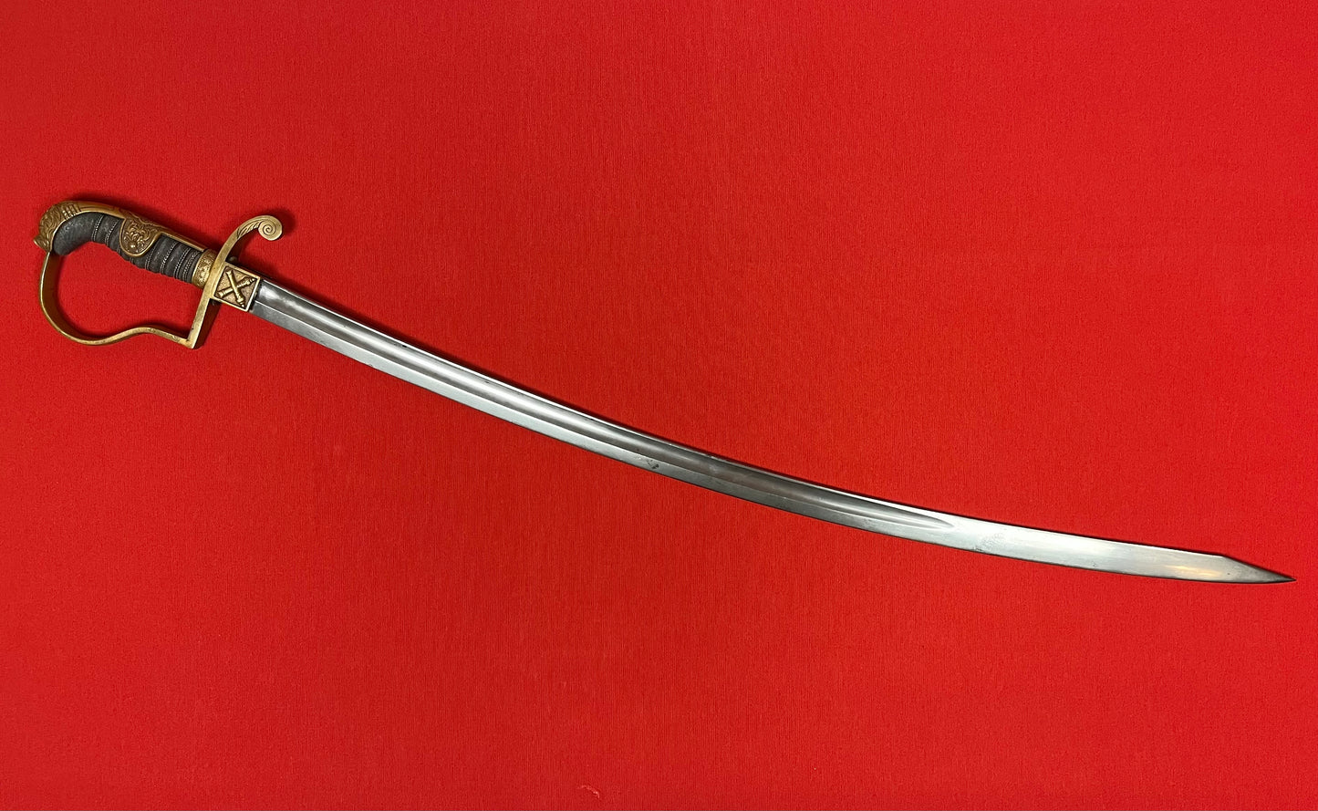 WW1 Imperial German (Jawless Lion Head) Artillery Officer’s Sword 1915 Dated