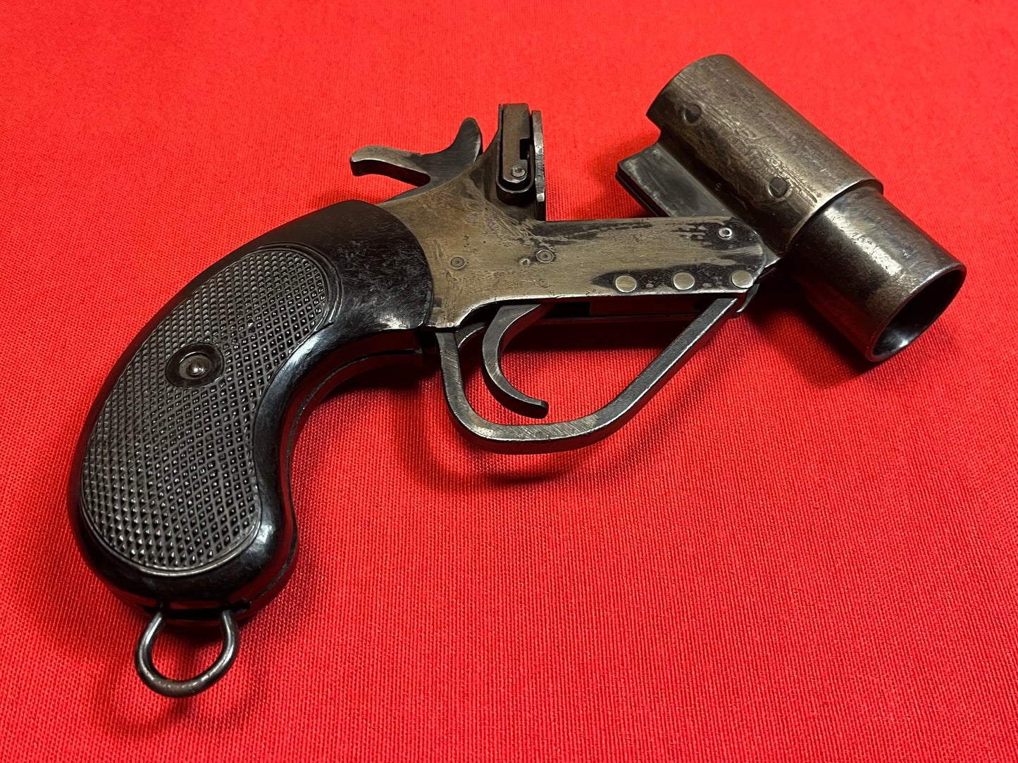 Original British WWII Molins No.2 Mk.5 Flare Signal Pistol for Armored Fighting Vehicles - Circa 1940