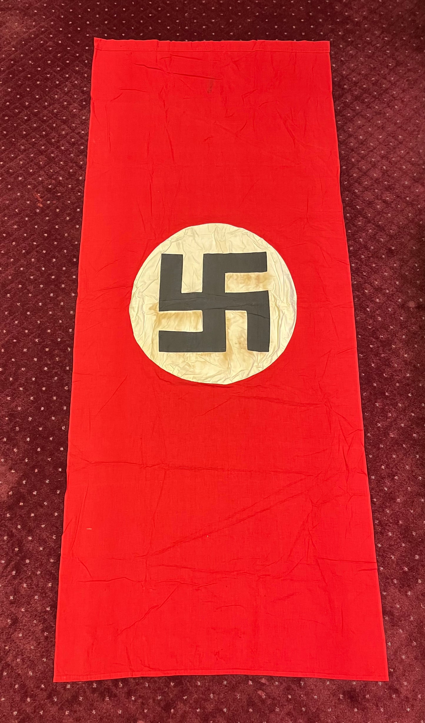 Original WW2 German Banner / Flag (Large) Double Sided 8X4 FT