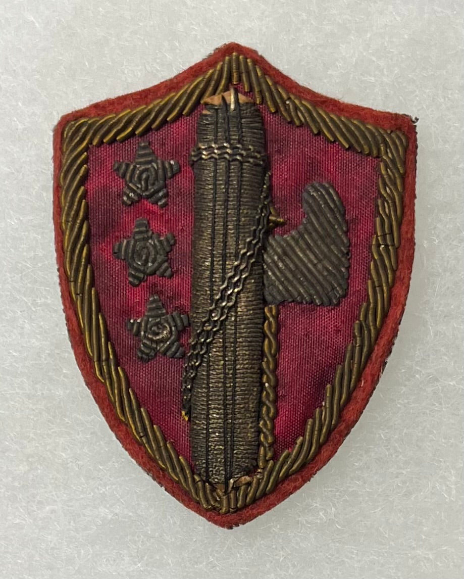 WW2 Italian Fascist Party Bullion Breast Insignia