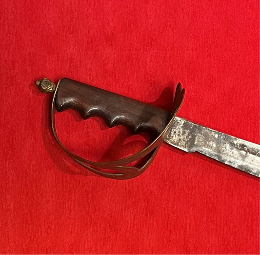 M1895 Dutch Klewang Naval Cutlass-Sword WW2 Japanese Altered "Trench Art" Handle