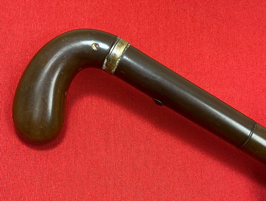 RARE Remington & Son's .32 Cal Conversion Cane Gun - Bulbous Handle Variation C. 1859