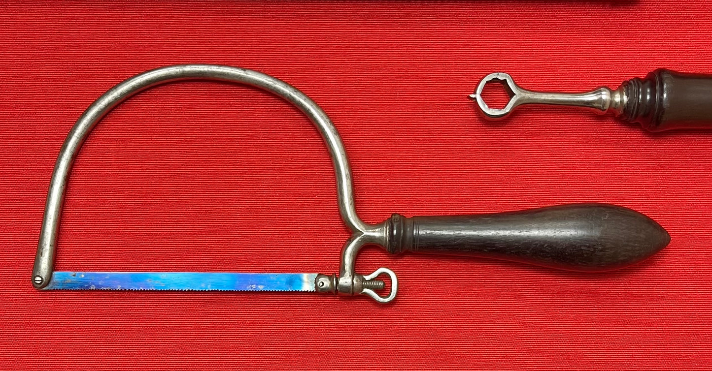 Revolutionary War Era Surgeon's Saw Set Ca. 1770-1780