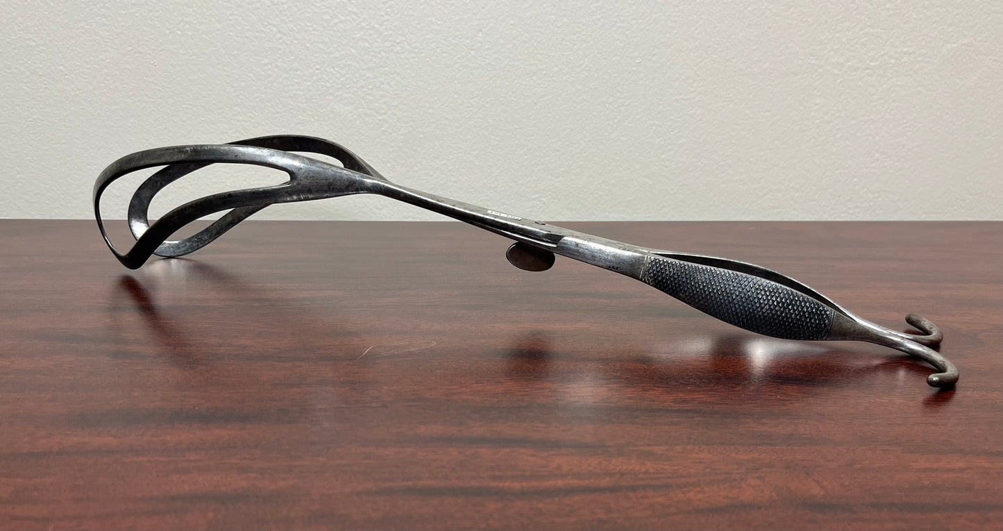 C.1848 OBSTETRICAL BIRTHING FORCEPS - ANTIQUE MEDICAL EQUIPMENT (CIVIL WAR ERA)#5