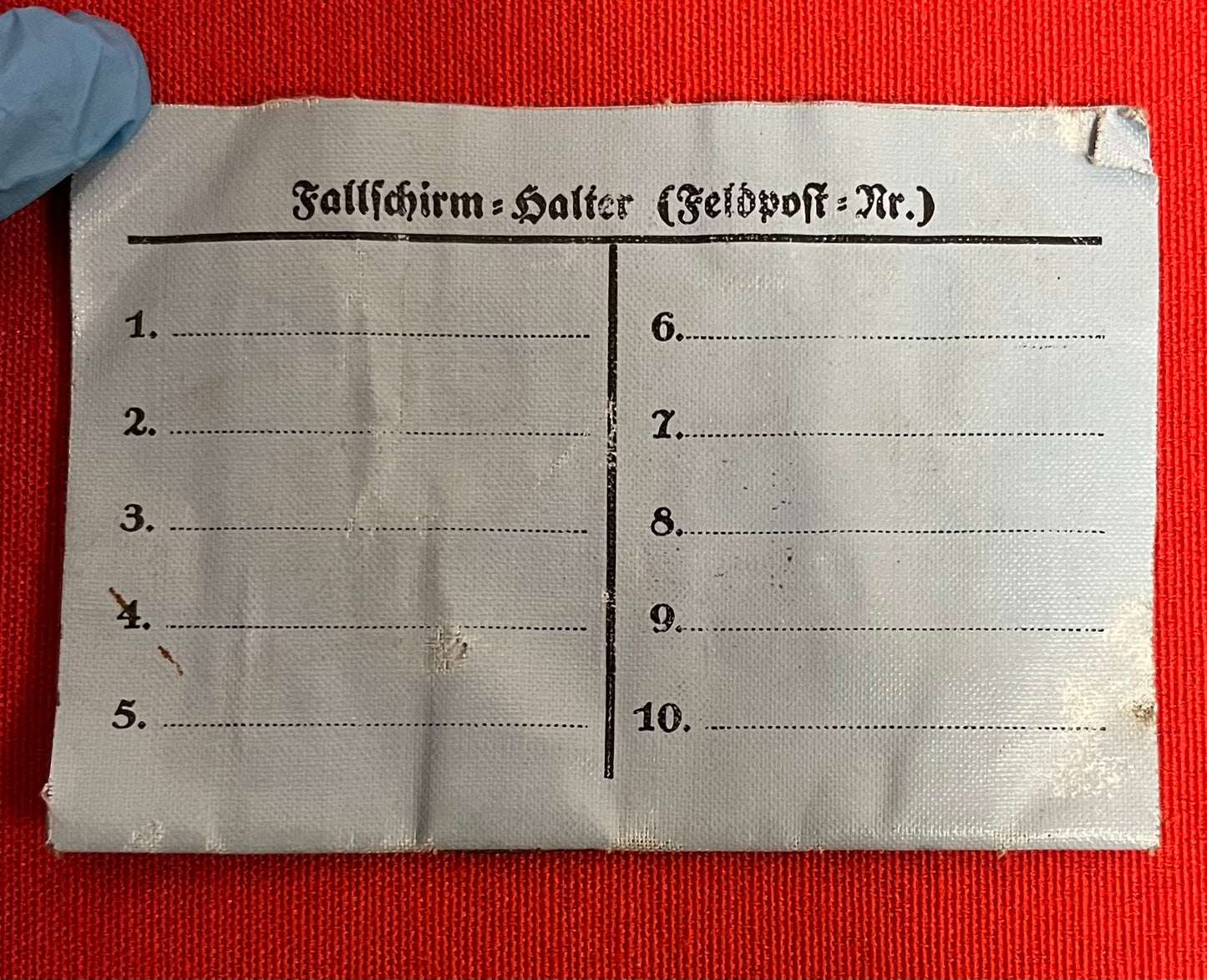 Original WWII German RZ20 Luftwaffe Fallschirmjäger (Paratrooper) Parachute & Bag Complete Set