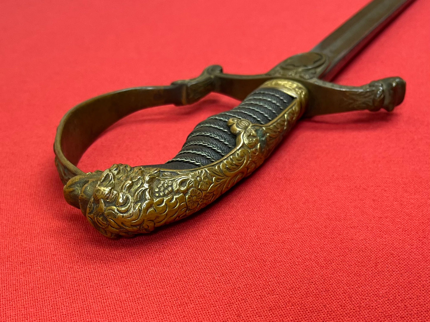 Pre WW1 Imperial German (Lions Head) Lancers Officer’s Sword - Engraved