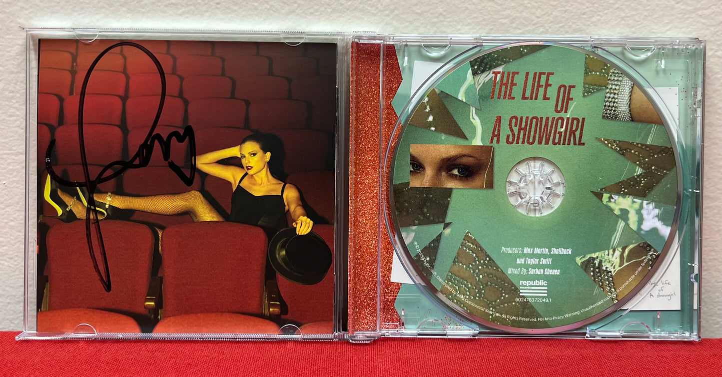 Taylor Swift - Signed CD Insert The Life Of A Showgirl #4