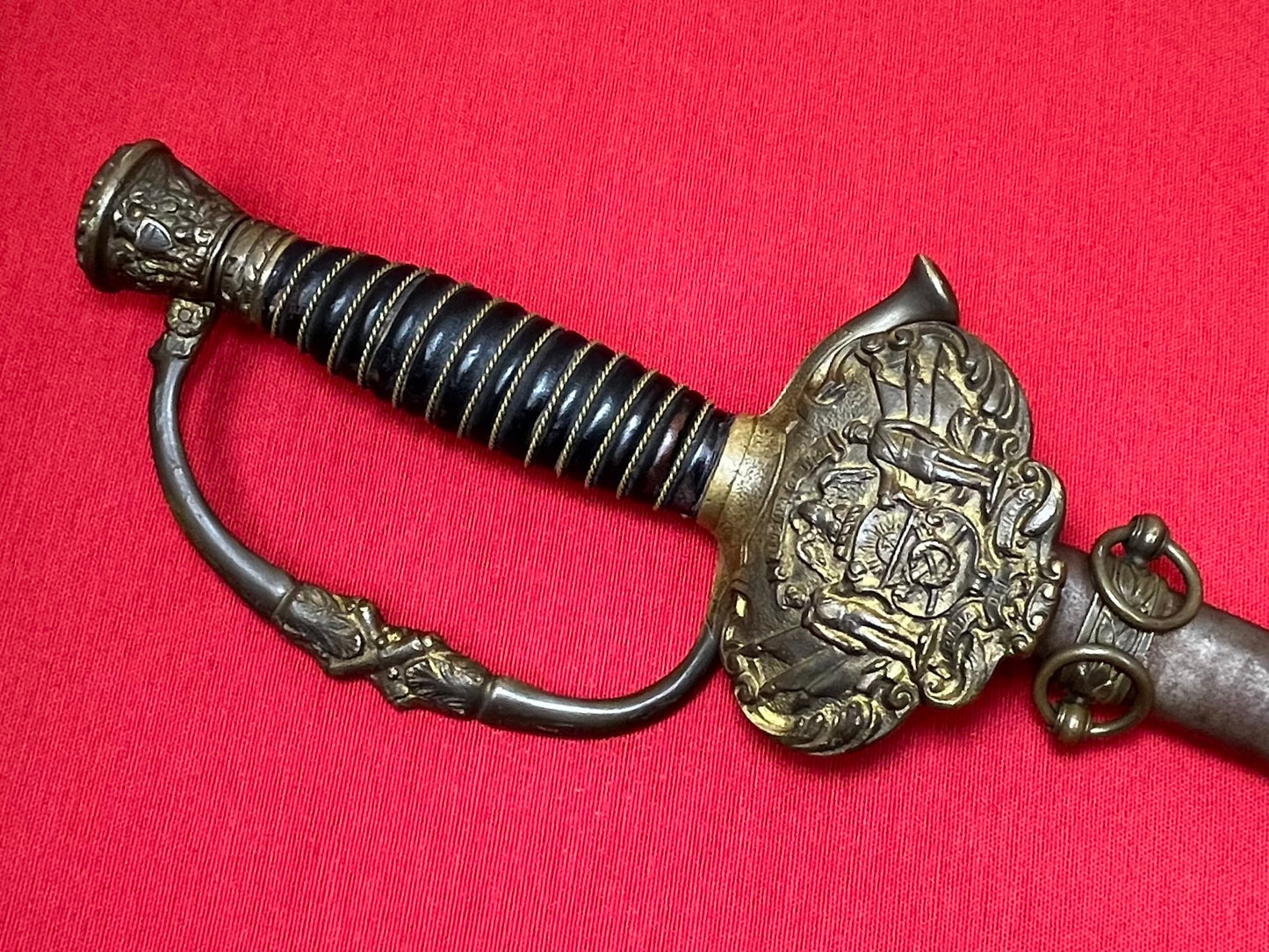 1800’s Sons of Veteran’s GAR Sword Etched Blade General Grant 1861-65 Civil War