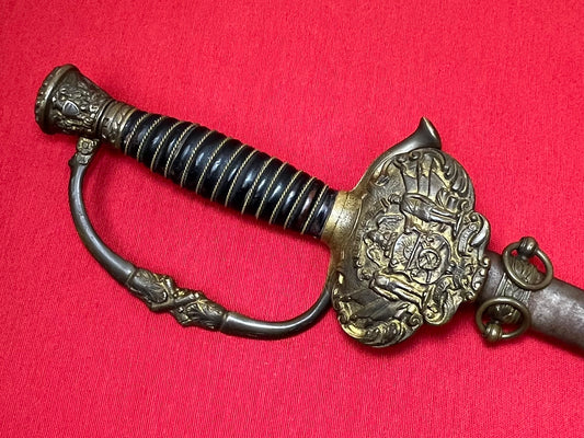 1800’s Sons of Veteran’s GAR Sword Etched Blade General Grant 1861-65 Civil War
