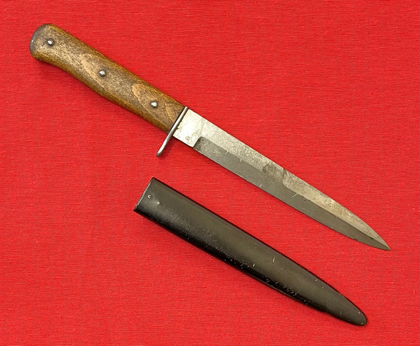 WW2 German Wehrmacht - Luftwaffe Boot Knife (No.6) “Stick Eagle” Marked Blade