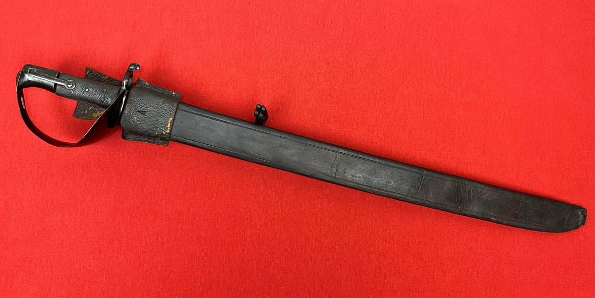P1859 English Enfield Rifle Naval Cutlass Bayonet - Stone House Museum