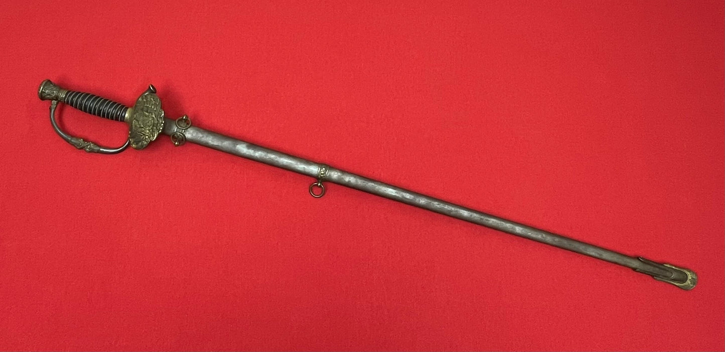 1800’s Sons of Veteran’s GAR Sword Etched Blade General Grant 1861-65 Civil War