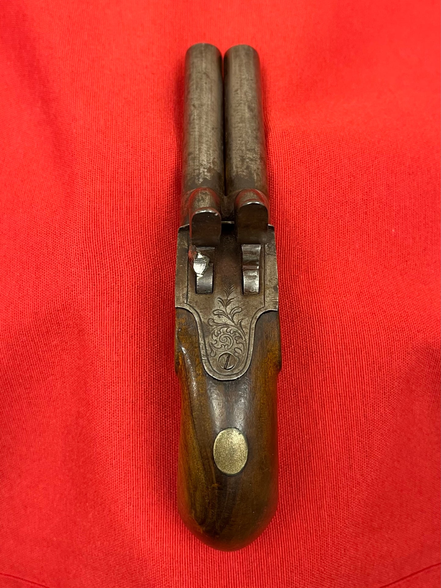 Civil War Era Belgian Double Barrel Percussion Boot Pistol Circa 1850-60