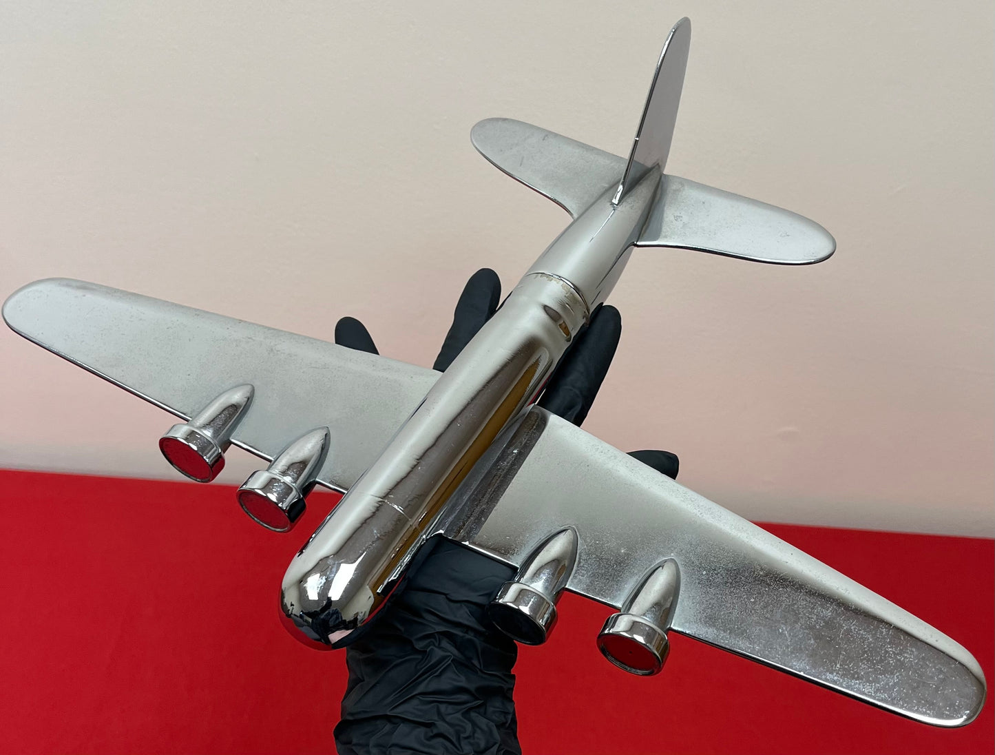 WW2 U.S. ARTILLERY SHELL TRENCH ART AIRPLANE (LARGE) 18 INCHES