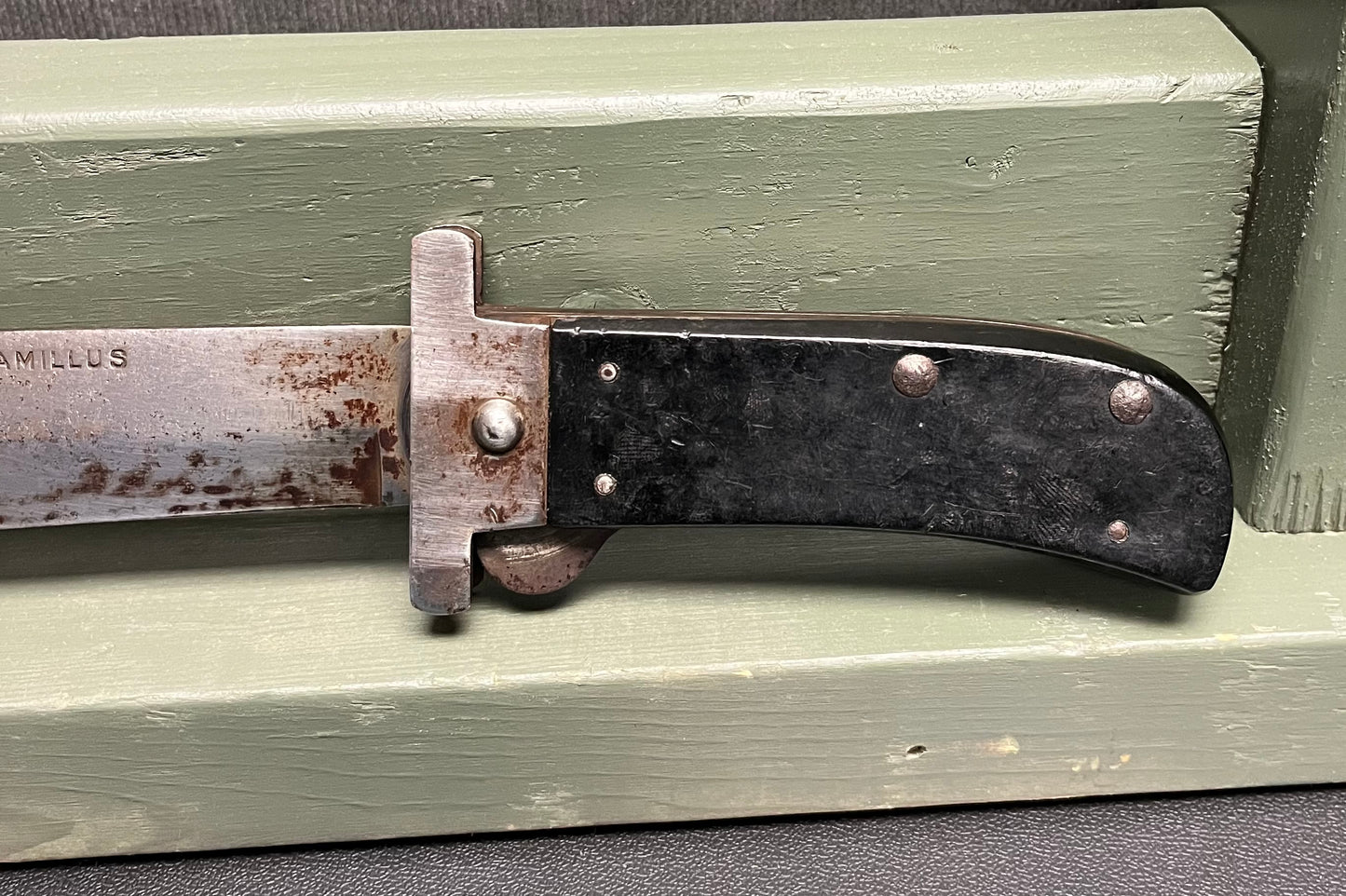 WW2 USAAF SURVIVAL KNIFE / FOLDING MACHETE ￼