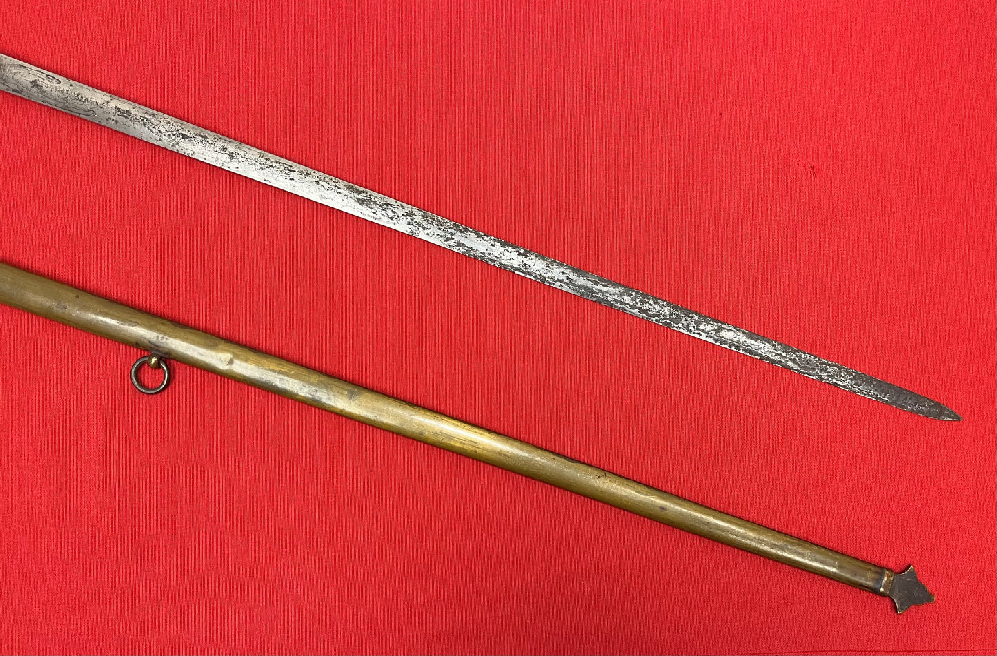 Pre-Civil War Militia Eagle Head Sword W.V.C Shield Circa 1830-50