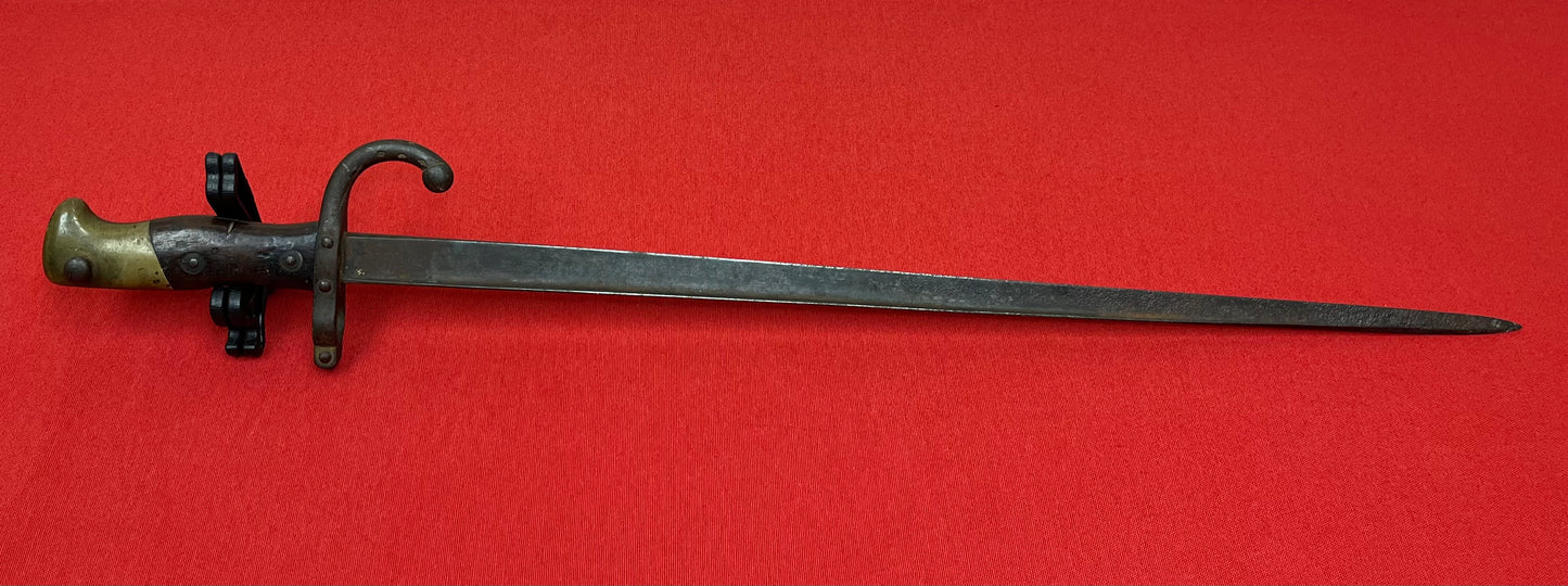 M1874 French Gras Bayonet Dated 1876