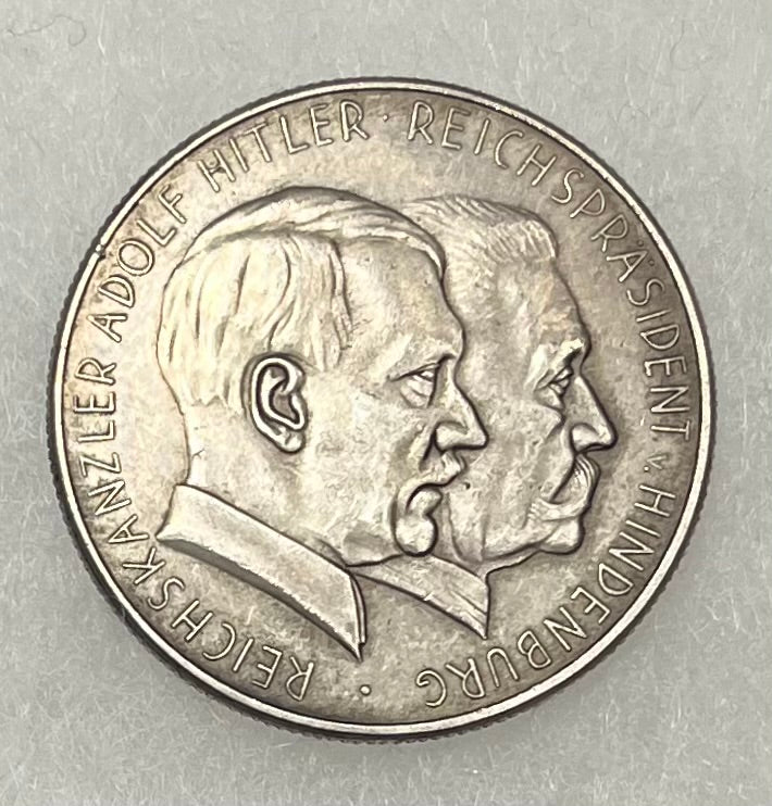 WW2 German .999 Silver Medal - Seizing of Power by Adolf Hitler