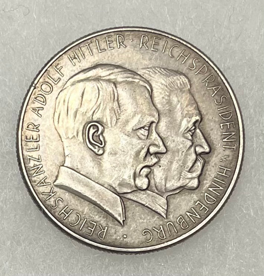 WW2 German .999 Silver Medal - Seizing of Power by Adolf Hitler