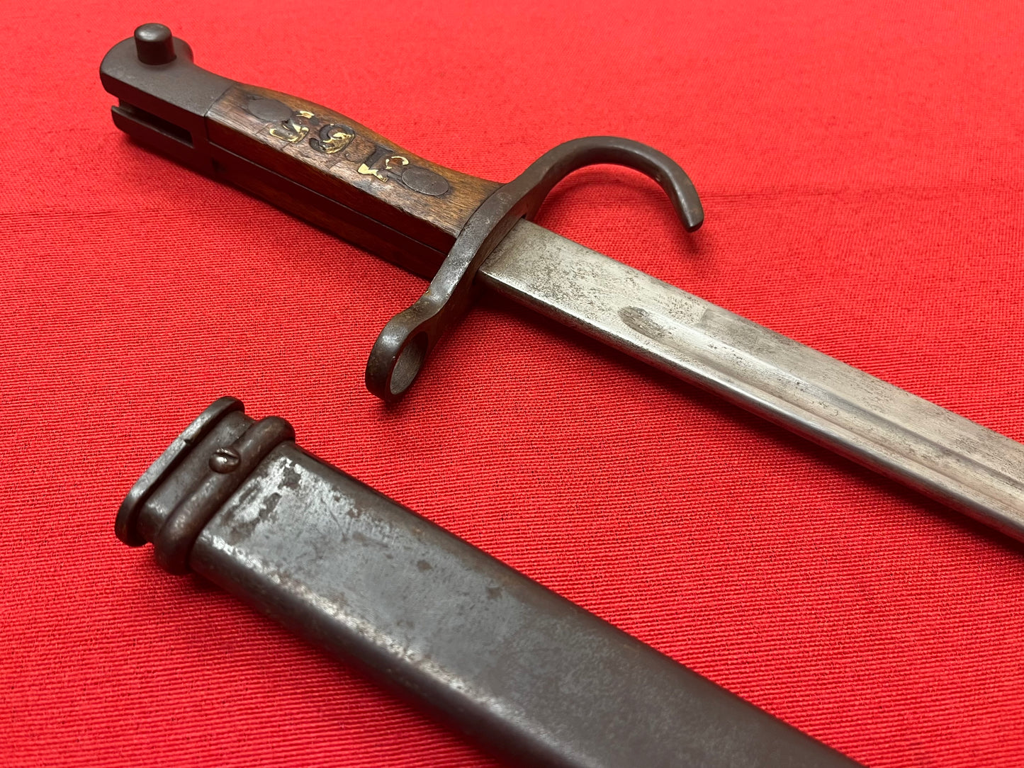 WW2 Japanese Arisaka Type 30 Bayonet & Scabbard / Training
