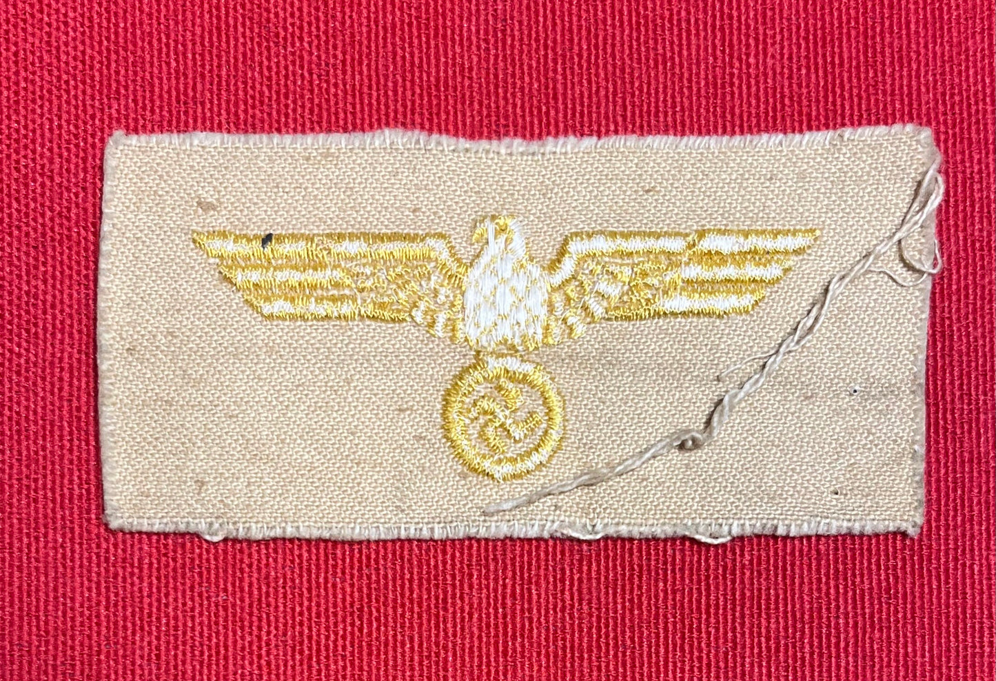 Authentic WW11 German Navy (Kriegsmarine)Tropical Eagle Insignia Patch