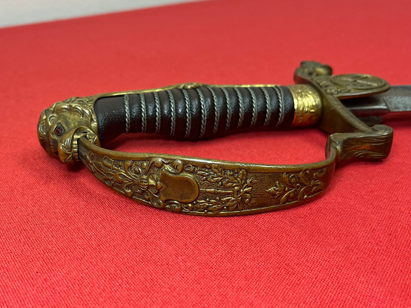 Pre WW1 Imperial German (Lions Head) Lancers Officer’s Sword - Engraved