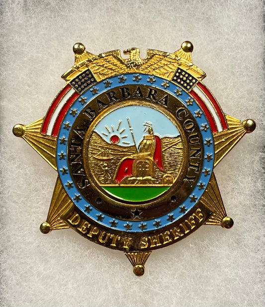 Santa Barbara County Deputy Sheriff’s Police Badge - California