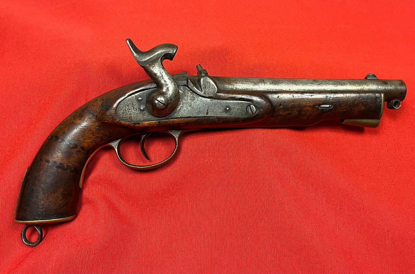 P1858 BRITISH EAST INDIA GOVERNMENT (EIG) PATTERN 1858 PERCUSSION .56 CAL. SINGLE SHOT CAVALRY PISTOL