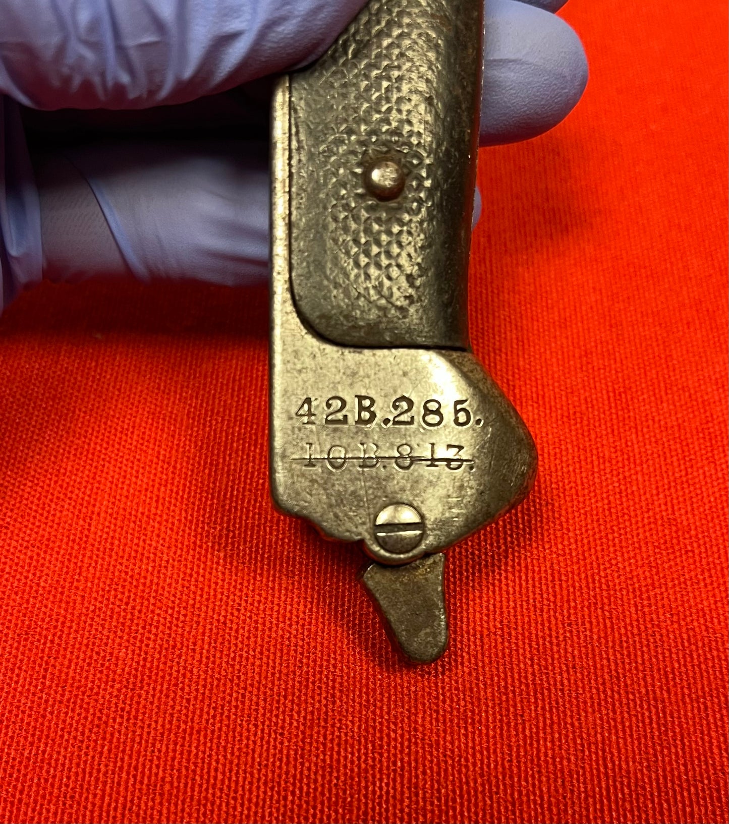Danish M1889 Krag–Jørgensen Knife Bayonet - Gevær M/89  1st Model / Dated 1891