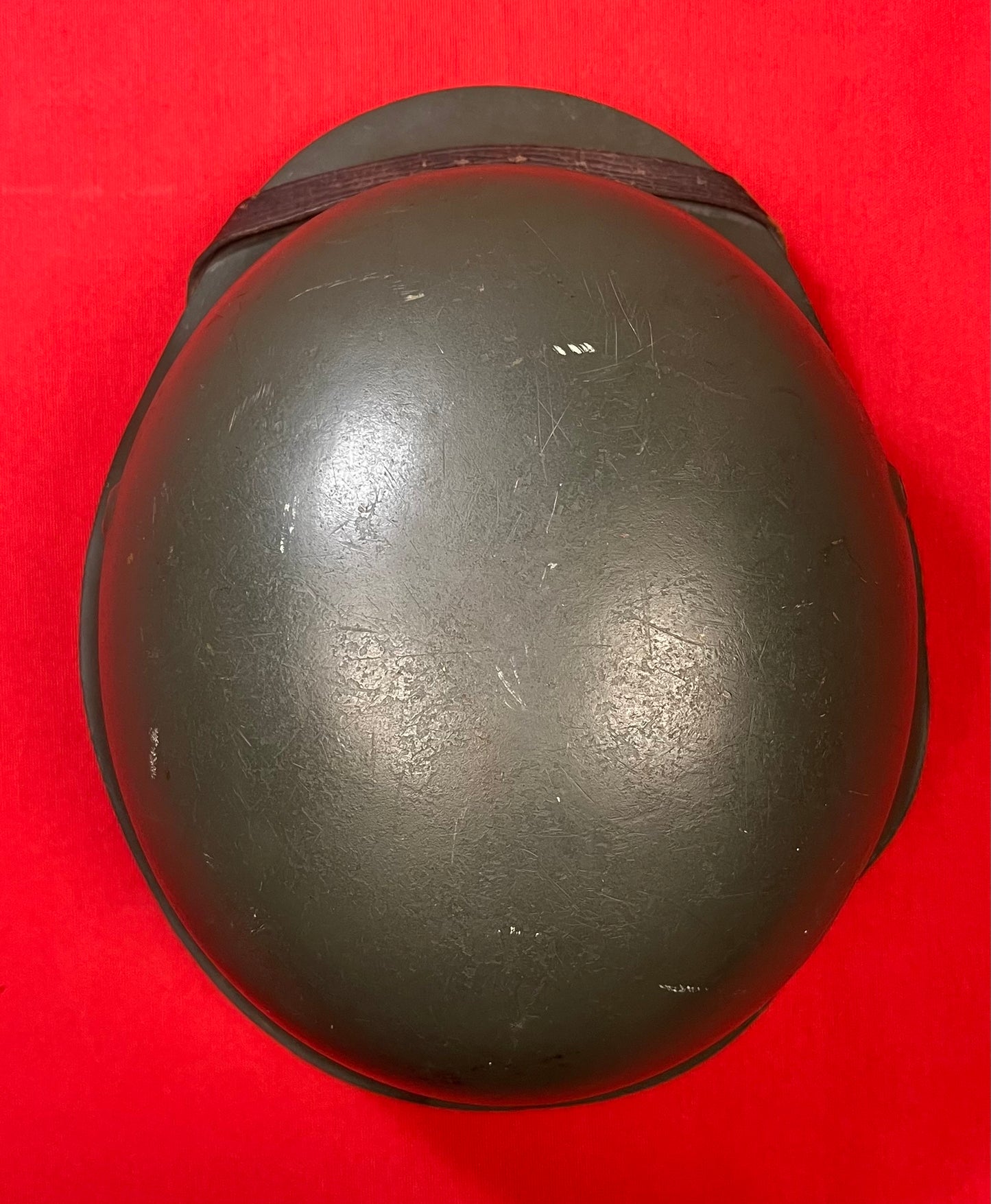 Authentic WWII German M1942 Helmet Repainted W/ Insignia Added